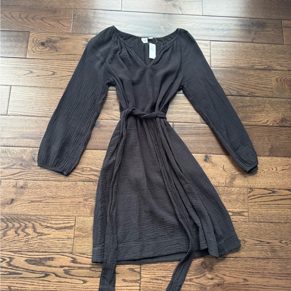 Gap Black Long Sleeve Dress